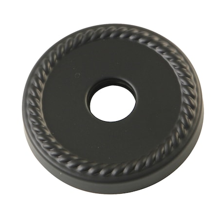 Kingston Brass FLROPE0 3/4" Decor Escutcheon, Matte Black FLROPE0